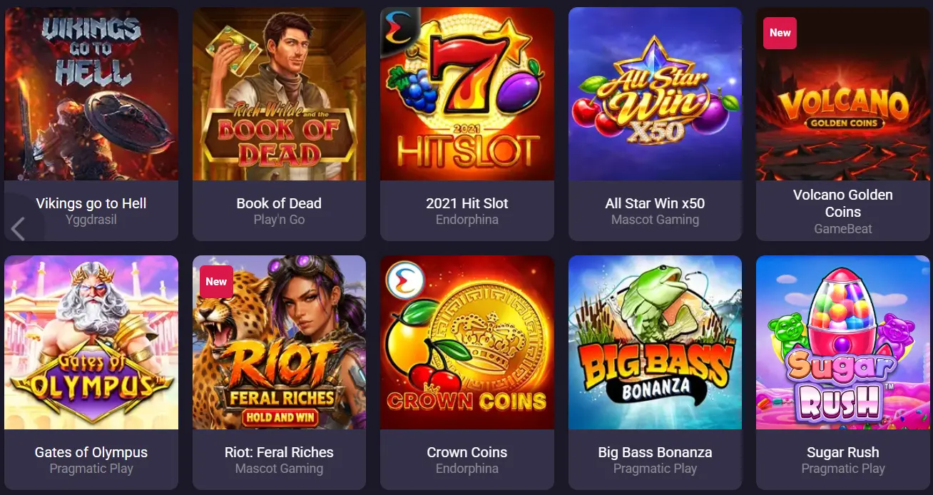 Automaty online w candy casino