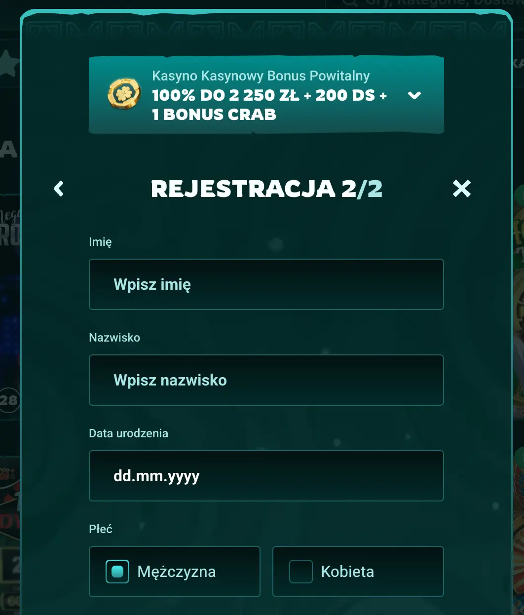 Rejestracja w Playio