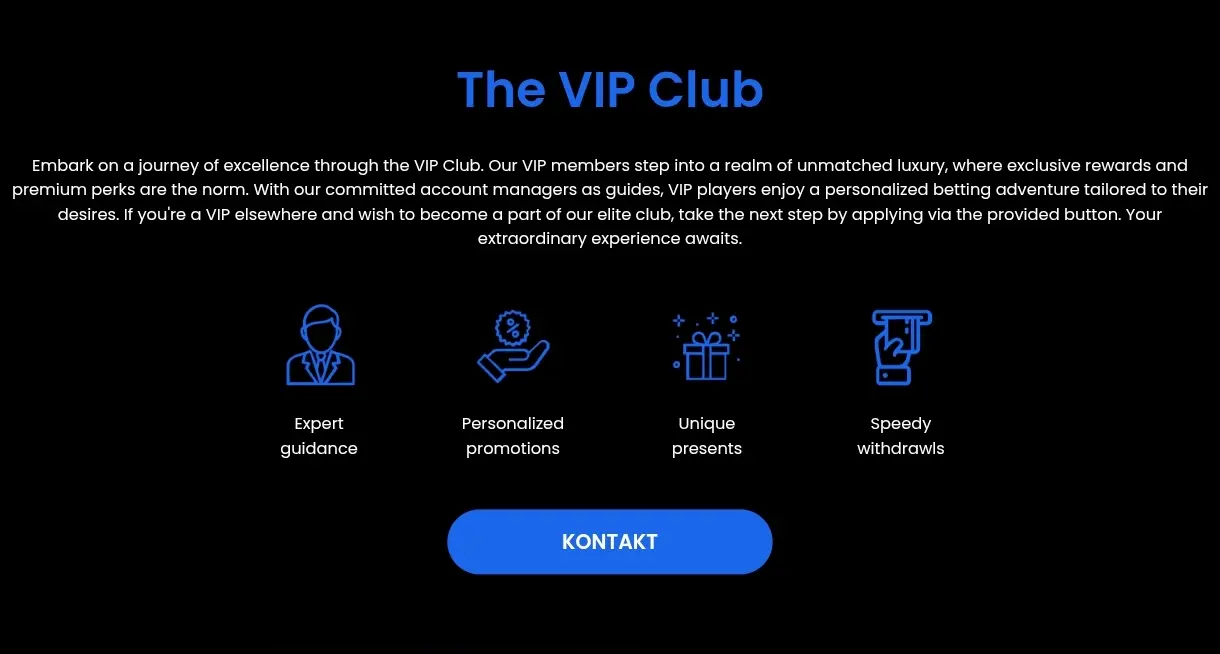 VIP Club w kasynie Pribet