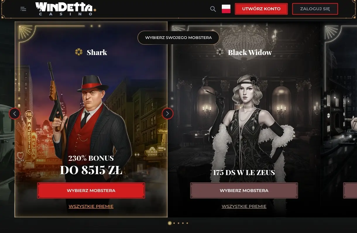 Windetta Casino rejestracja
